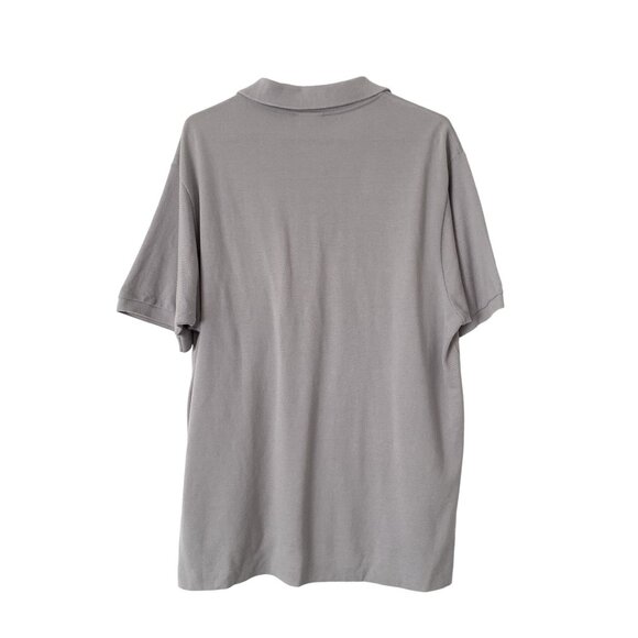 Lacoste Bundle Polo Shirt XL Purple & Gray Short Sleeve Classic Fit Cotton Croc - Picture 10 of 11